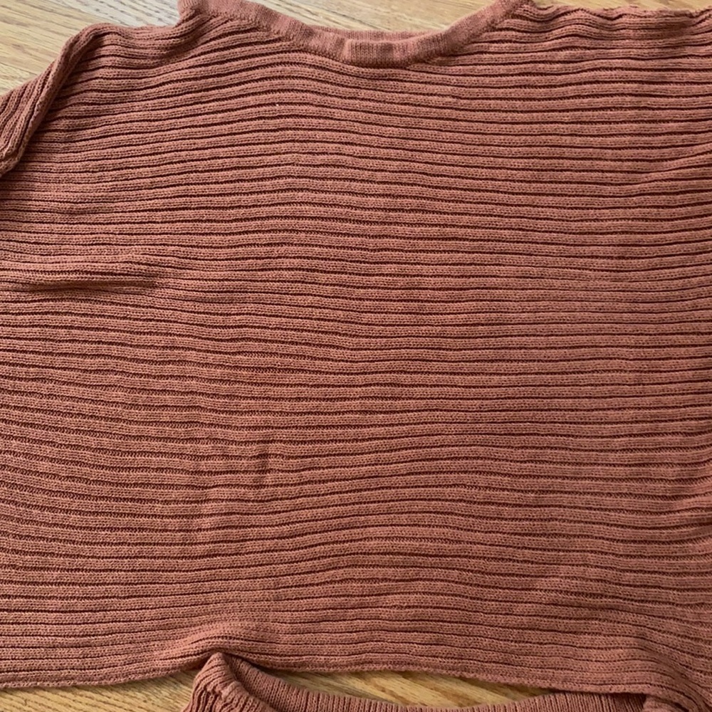 Free People Rust Ribbed Sweater Set - Picture 3 of 4